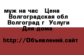 муж на час › Цена ­ 100 - Волгоградская обл., Волгоград г. Услуги » Для дома   